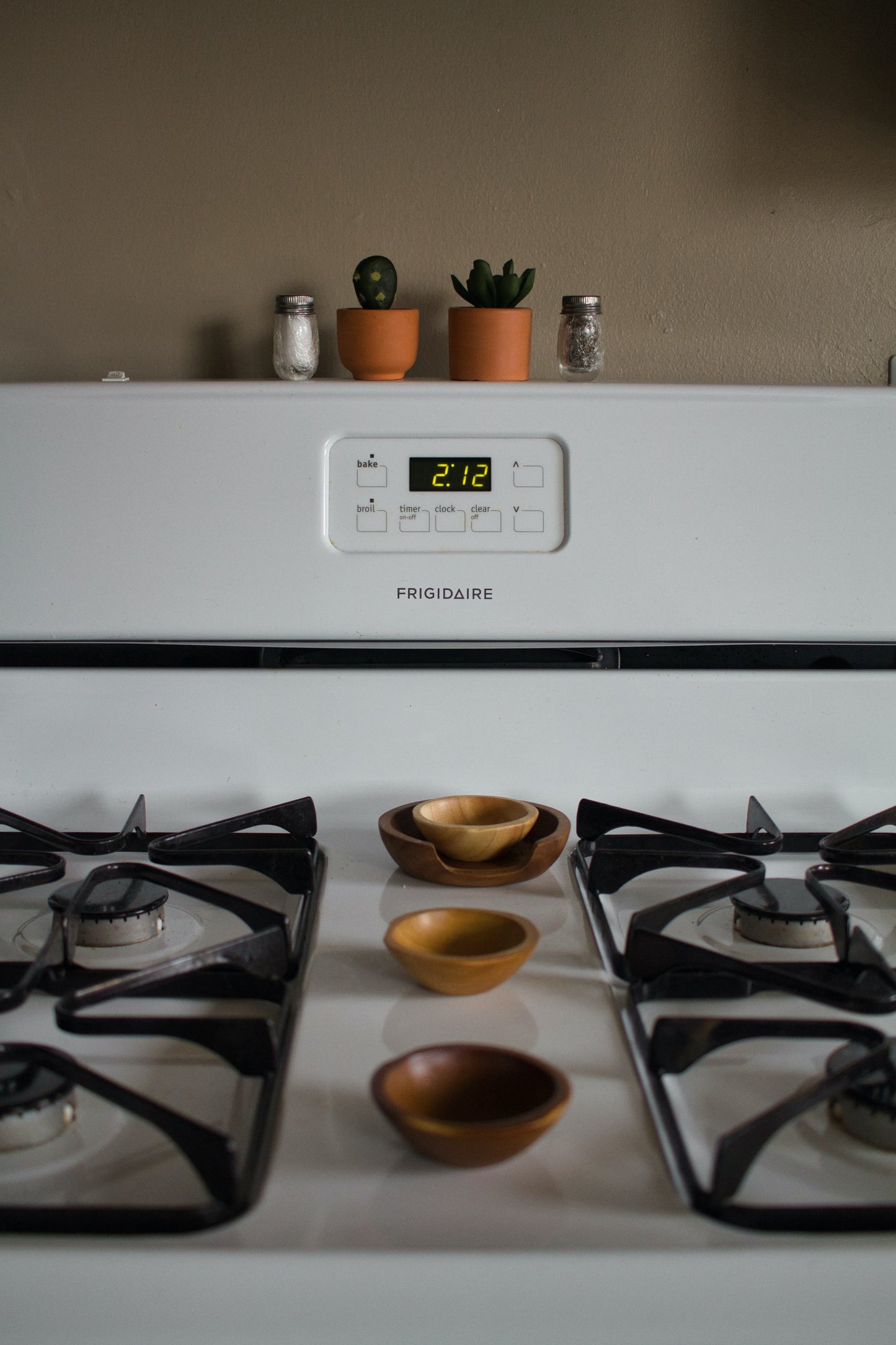 Inside of oven
