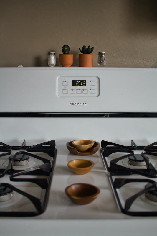 Inside of oven